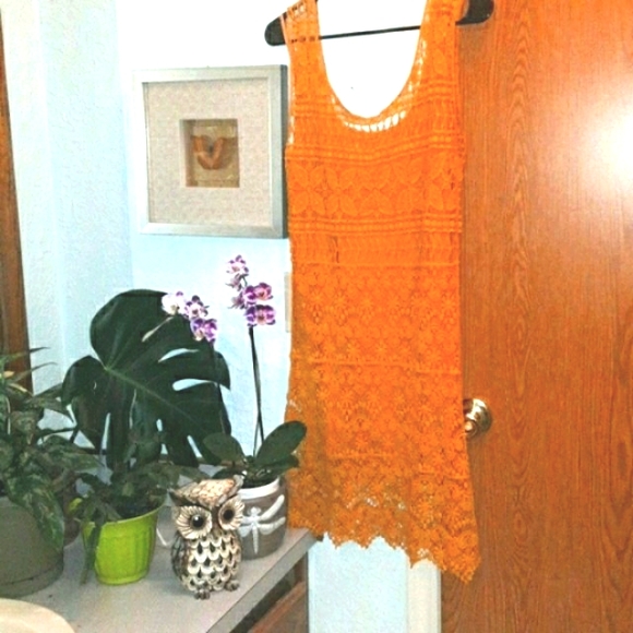 Jovanna London s/m yellow ochre embroidered mini dress .... Gorgeous Bohemian🌼 - Picture 1 of 6